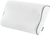 Oreiller de soutien cervical Z-Hom, oreiller en mousse à mémoire de forme, oreiller pour dormeur latéral, oreiller ergonomique, oreiller anti-ronflement, oreiller de couchage orthopédique, housse amovible (49 X 30 X 7/10 cm) Oreillers orthopédiques cervicaux Naty Shop