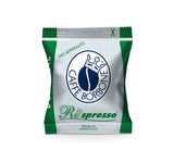 Caffè Borbone Kaffee Kapseln Respresso, Blaue Mischung, 100 stück & Kaffee Kapseln Respresso, Entkofeinierte Dek Mischung - 100 stück - Compatible avec Häuslichen Kaffeemaschinen Nespresso®*