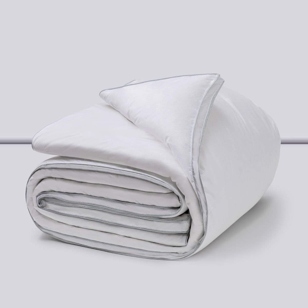Platine, duvet d'oie, 300 G/M², 240 X 220 Cm, blanc (blanc) Couettes et couettes Naty Shop