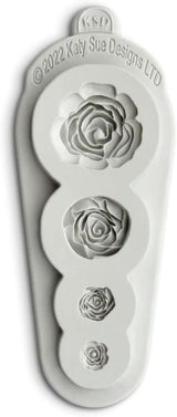 Katy Sue, Moule Silicone 4 Roses Cuisine Naty Shop
