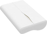 Bonmedico Grand oreiller ergonomique - Oreiller orthopédique de soutien du cou - Oreiller cervical pour dormeurs latéraux et dormeurs sur le dos - Oreiller en mousse à mémoire de forme - Oreiller de sommeil pour adultes - Cadeaux bien-être Oreillers orthopédiques cervicaux Naty Shop