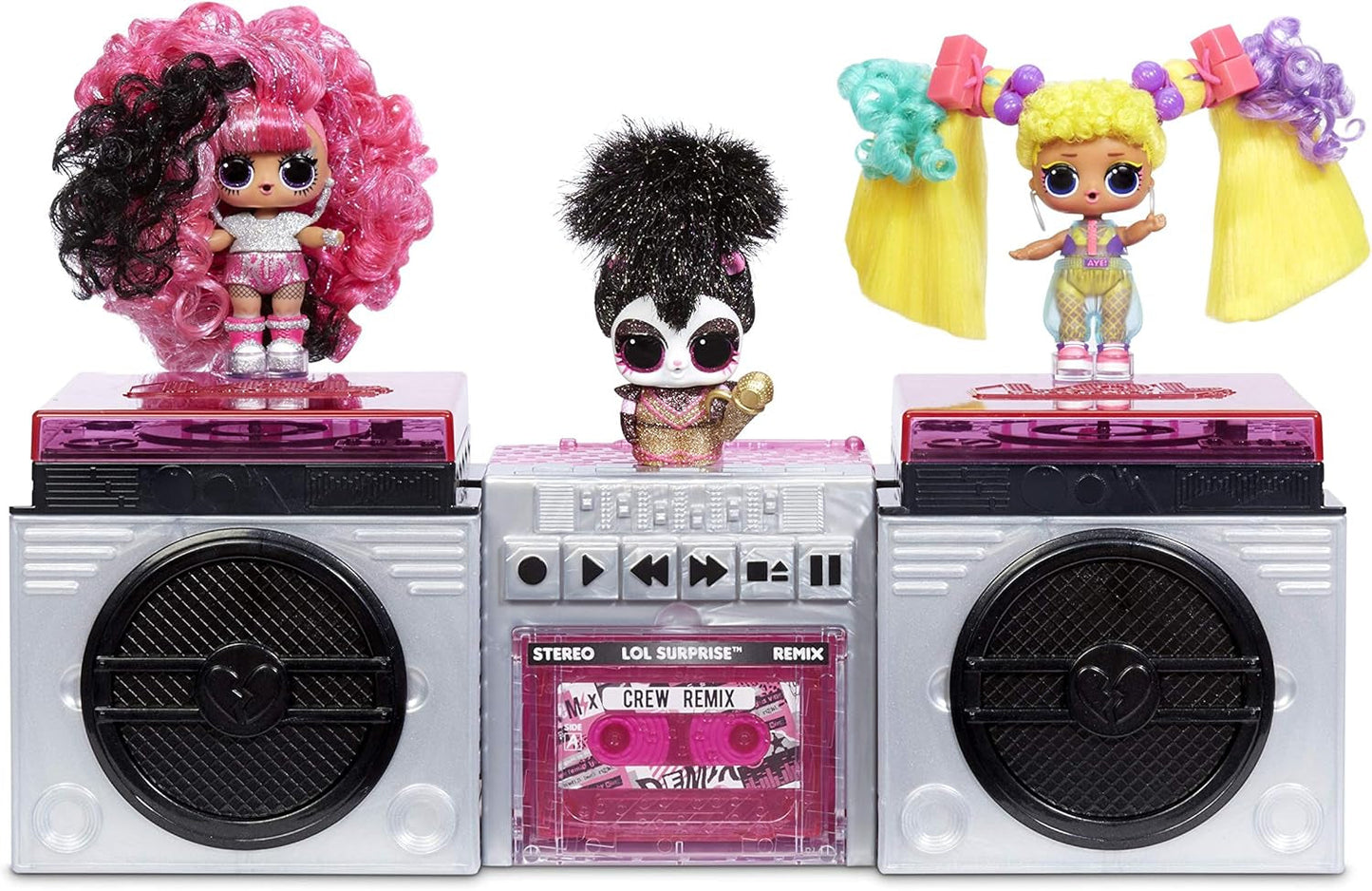 Mdr Surprise ! 567080E7C Remix Pets - Objet de collection - 9 surprises avec cheveux naturels, accessoires et paroles surprises