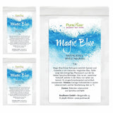 Magic Blue Spiruline Colorant alimentaire naturel en poudre Bleu (végétalien cru) Bleu foncé à bleu pastel clair – Colorant alimentaire en poudre d'algues phycocyanine – Colorant alimentaire naturel | Pureraw 5G