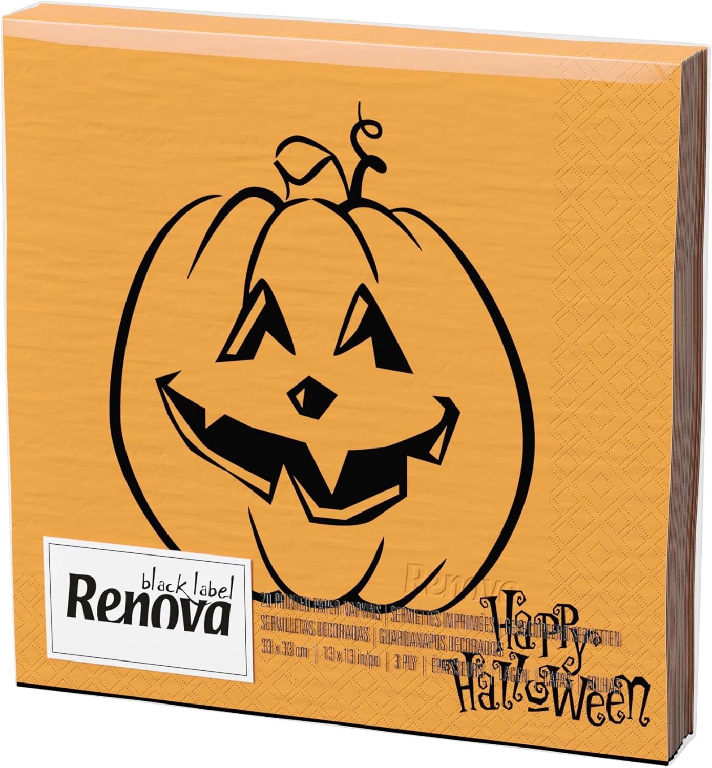 Serviettes en papier Rénover Halloween - 20 serviettes papier