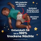 Les couches Pampers Night Pants taille 6, 138 pièces, 13 kg-19 kg, offrent une protection supplémentaire pour toute la nuit.