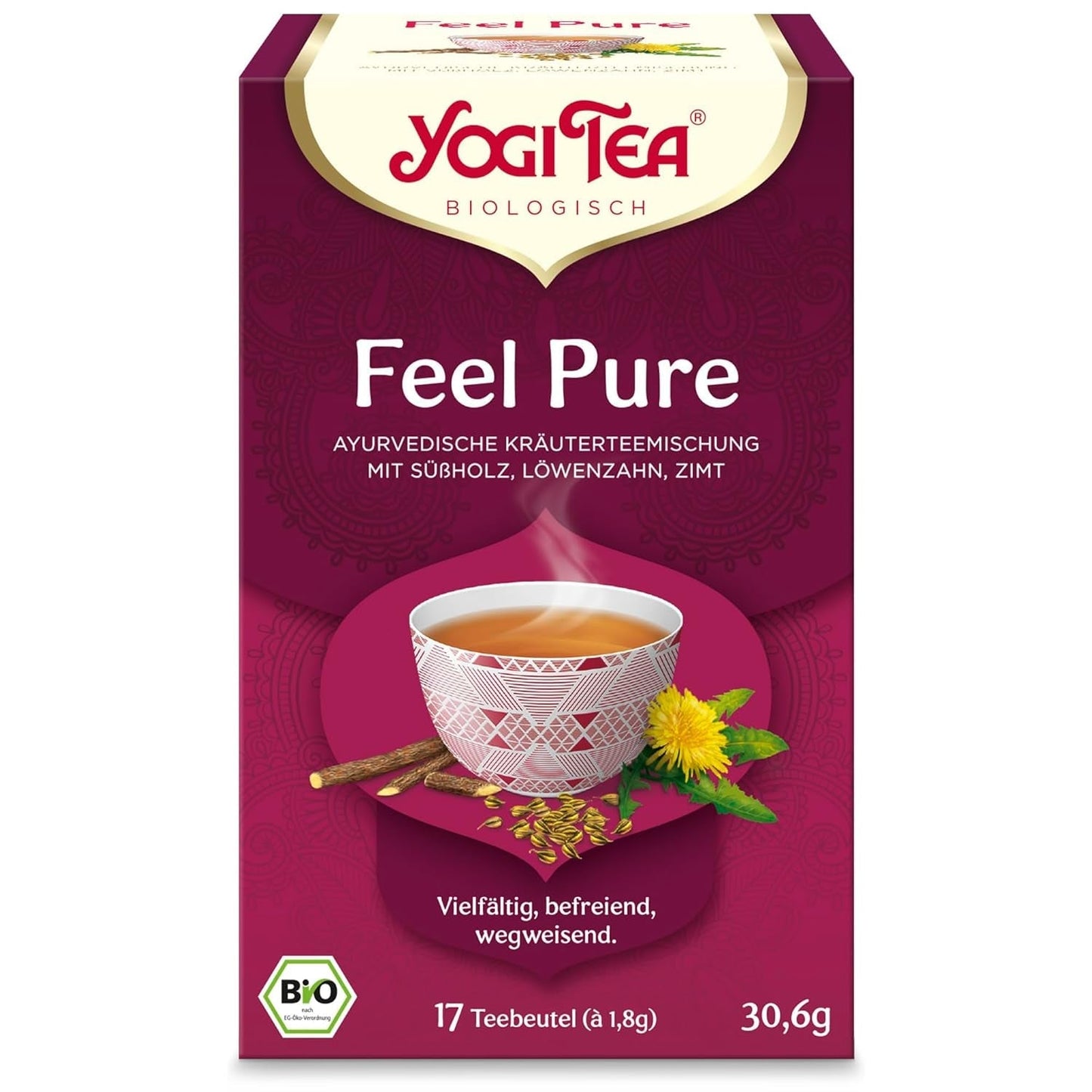 Yogi Tea Alpha Bio Détox, 17 sachets, 30,6 g