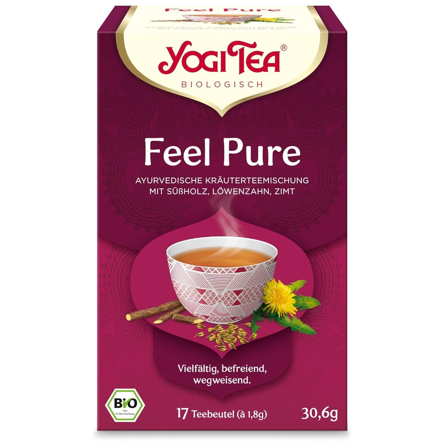 Yogi Tea Alpha Bio Détox, 17 sachets, 30,6 g
