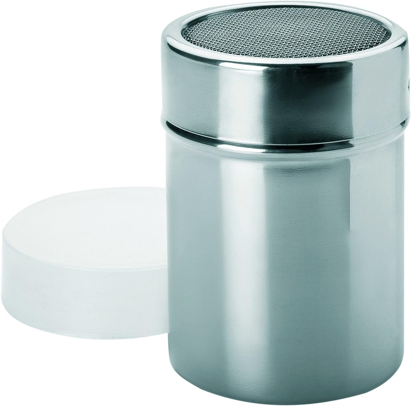 Agitateur avec maille 7x7x10 cm, acier inoxydable, argent, 7 x 7 x 10 cm