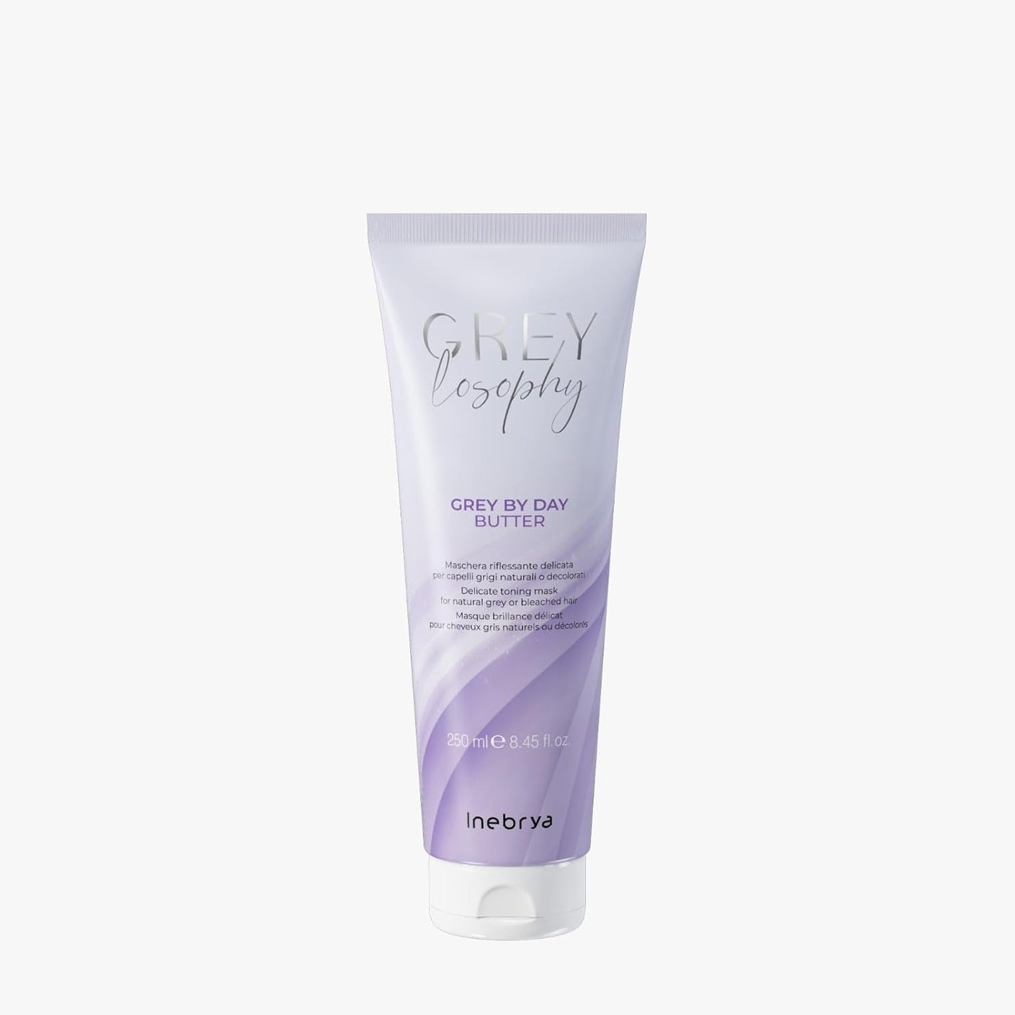 Inebrya Greylosophy Masque réflexe doux pour blond gris naturel ou blond platine, 250 ml Naty Shop Hair Mask Default Title