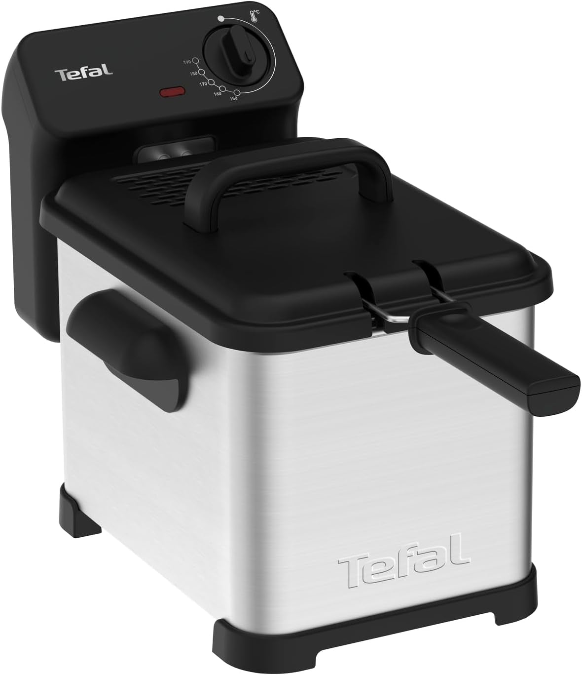 Tefal Family Pro Access 4,0L, 3000 Watt, semi-professionnel, avec huile, réservoir d'huile amovible, technologie de zone de refroidissement Électroménager Naty Shop