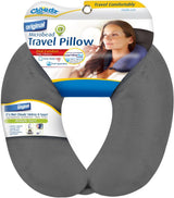 Oreiller cervical de voyage en microbilles Cloudz, gris Naty Shop Oreillers de voyage Titre par défaut