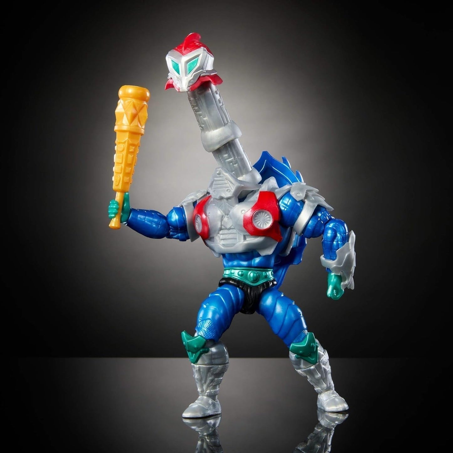 Masters of the Universe Origins Turtles of Grayskull Mekaneck Reptile Wars Figurine mobile, Teenage Mutant Ninja et MOTU Crossover Hero Toy, JBN00, [Multicolore] Figurines Naty Shop
