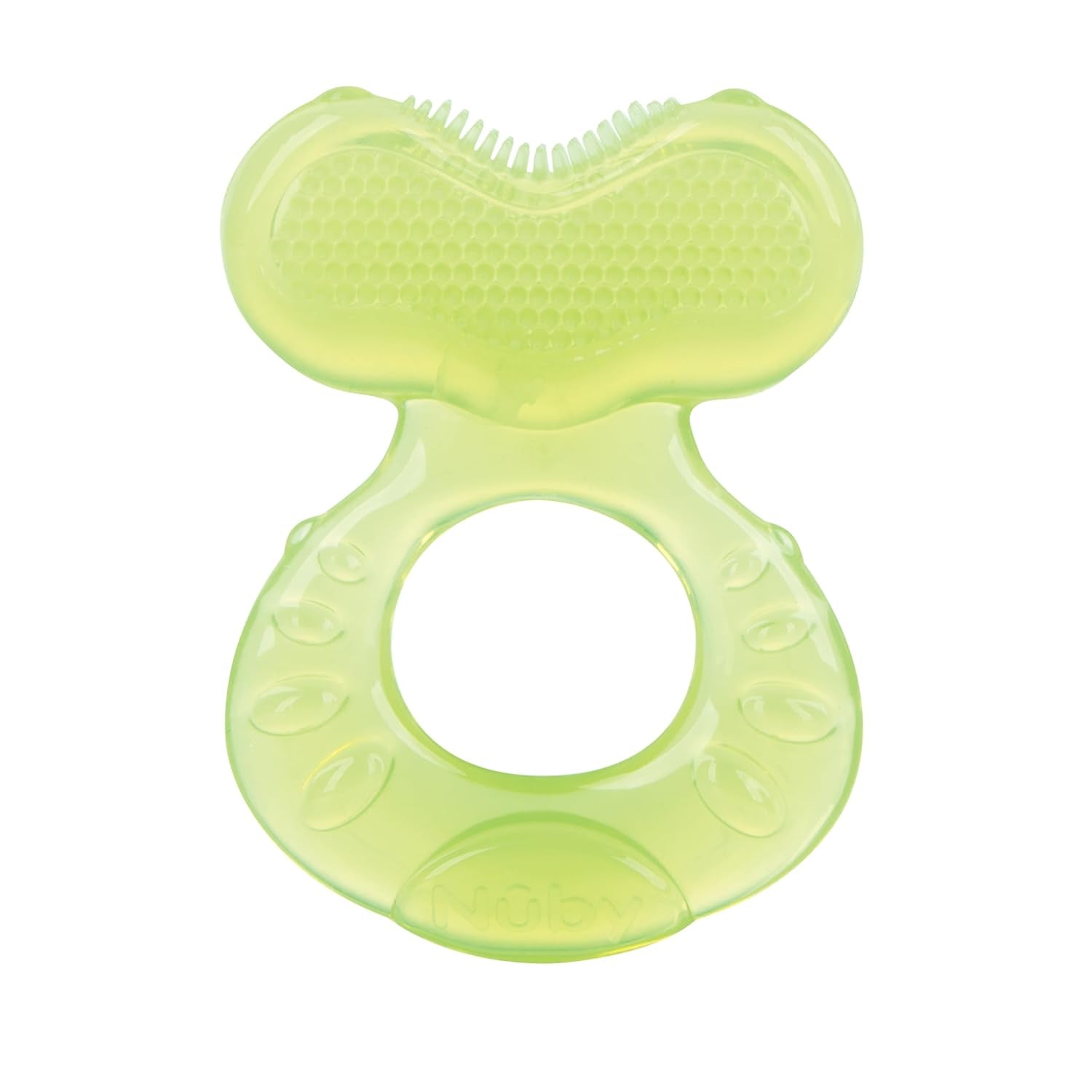 Nuby - Anneaux de dentition en 3 étapes – 3 anneaux de dentition pour stimuler les gencives et soulager la douleur de la dentition – Jouet de dentition pour bébé – Sans BPA – 3 mois et plus