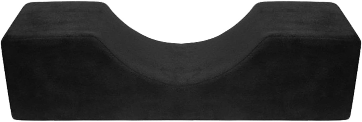 Deciniee Oreiller à Cils en Forme de U : Oreiller Cervical Ergonomique Oreiller à Cils - Oreiller en Flanelle Oreiller d'extension de Cils pour Salon de beauté à Domicile Oreillers orthopédiques cervicaux Naty Shop Noir
