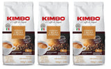 3x Café en grains Espresso Crème Intense, torréfaction moyennement foncée, grains de café entiers, sac de 1 kg, café de Naples
