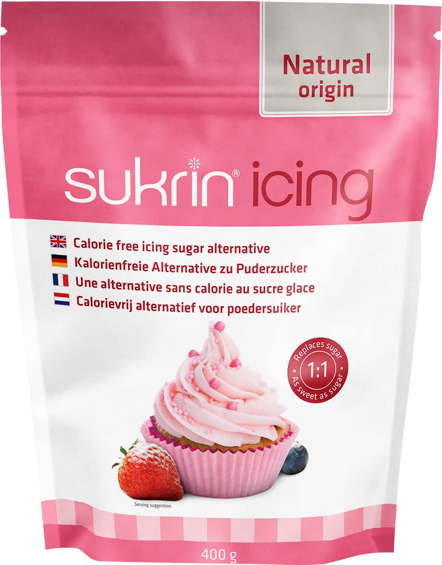 Sukrin Melis Zuckerersatz, Die Natürliche Alternative Zu Puderzucker Ohne Kalorien, 1Er Pack (1 X 400 G) Édulcorants Naty Shop Default Title