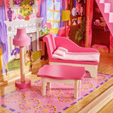 Kidkraft Kayla Maison de poupée en bois avec meubles et accessoires, ensemble de jeu à 3 niveaux pour poupées de 30 cm, jouet pour 3 ans, 65092 - Exclusivement sur Amazon Dollhouses Naty Shop