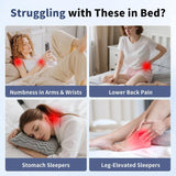 Oreiller de lecture – Oreiller de dos, appui-tête réglable, oreiller de lecture en mousse à mémoire de forme pour lit, oreiller ergonomique pour le dos, le cou et les jambes, oreiller de soutien lombaire