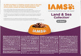 IAMS Delights Nourriture humide pour chats seniors - Multipack au poulet et poisson en sauce, nourriture humide de haute qualité pour chats de plus de 7 ans, 12 x 85 g