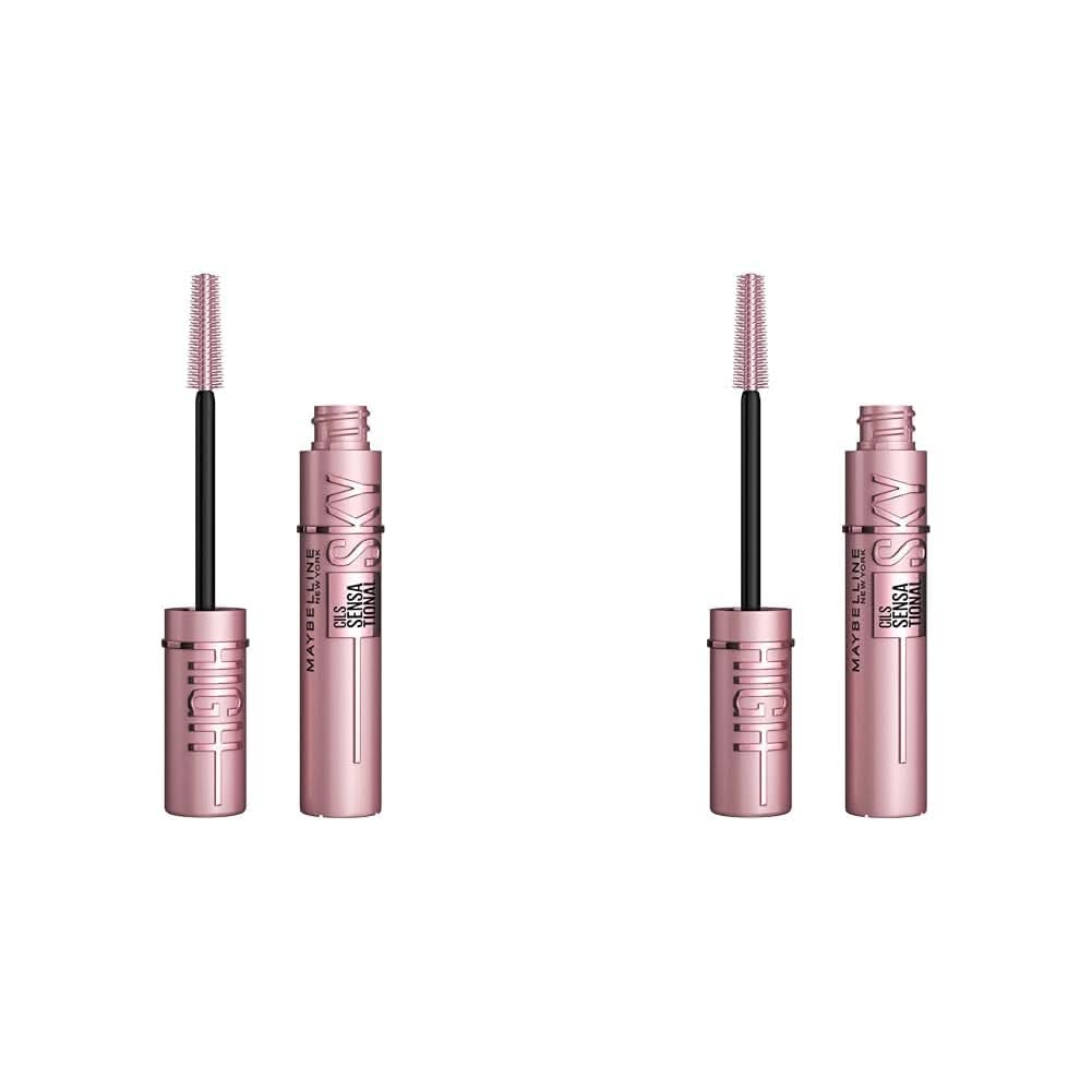 Maybelline Lash Sensational Sky High Cosmétique et Beauté Naty Shop Very Black 9,6 ml (2 pièces) Mascara Lash Sensational Sky High, Very Black