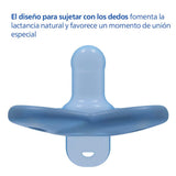 Philips AVENT Soothie - Sucette sans BPA pour bébés âgés de 0 à 6 mois, bleu/bleu clair (modèle SCF099/21)