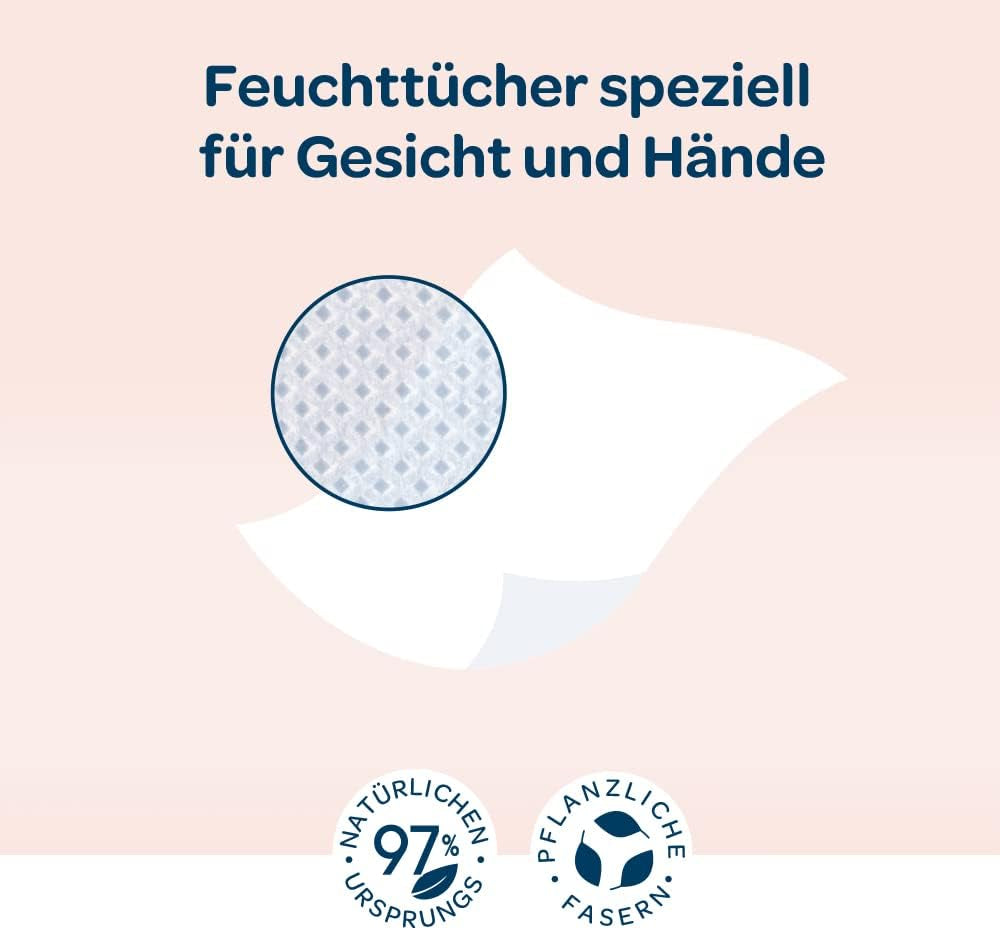 BIOLANE - Lingettes humides bébé, visage et mains - Lingettes nettoyantes extra douces pour l'hygiène - Lingettes humides bébé dès la naissance - Sans alcool - 12 x 64 lingettes (768 lingettes)