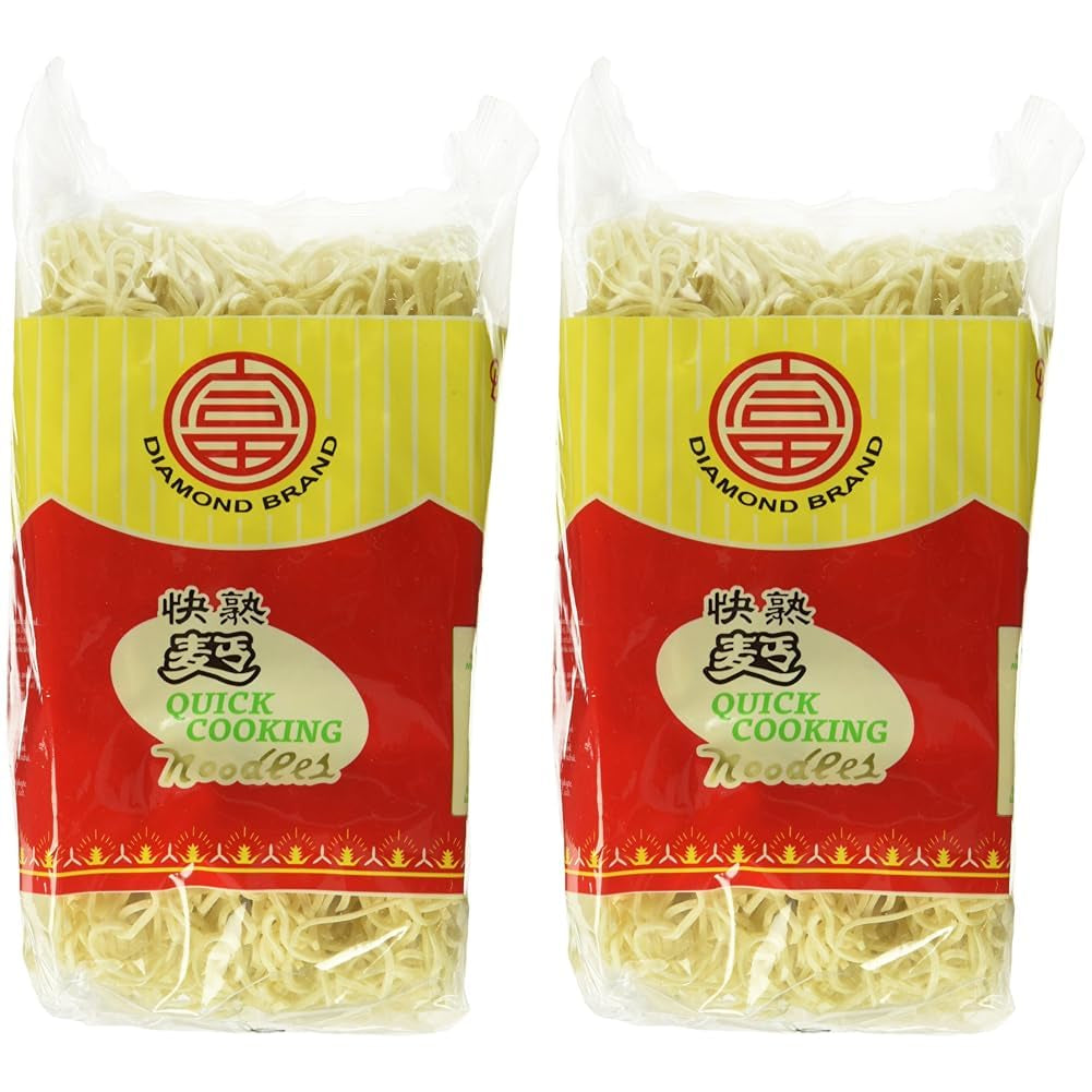 Nouilles instantanées sans œufs DIAMOND, nouilles au wok et plats d'accompagnement à la farine de blé instantanée - 1 x 500 g