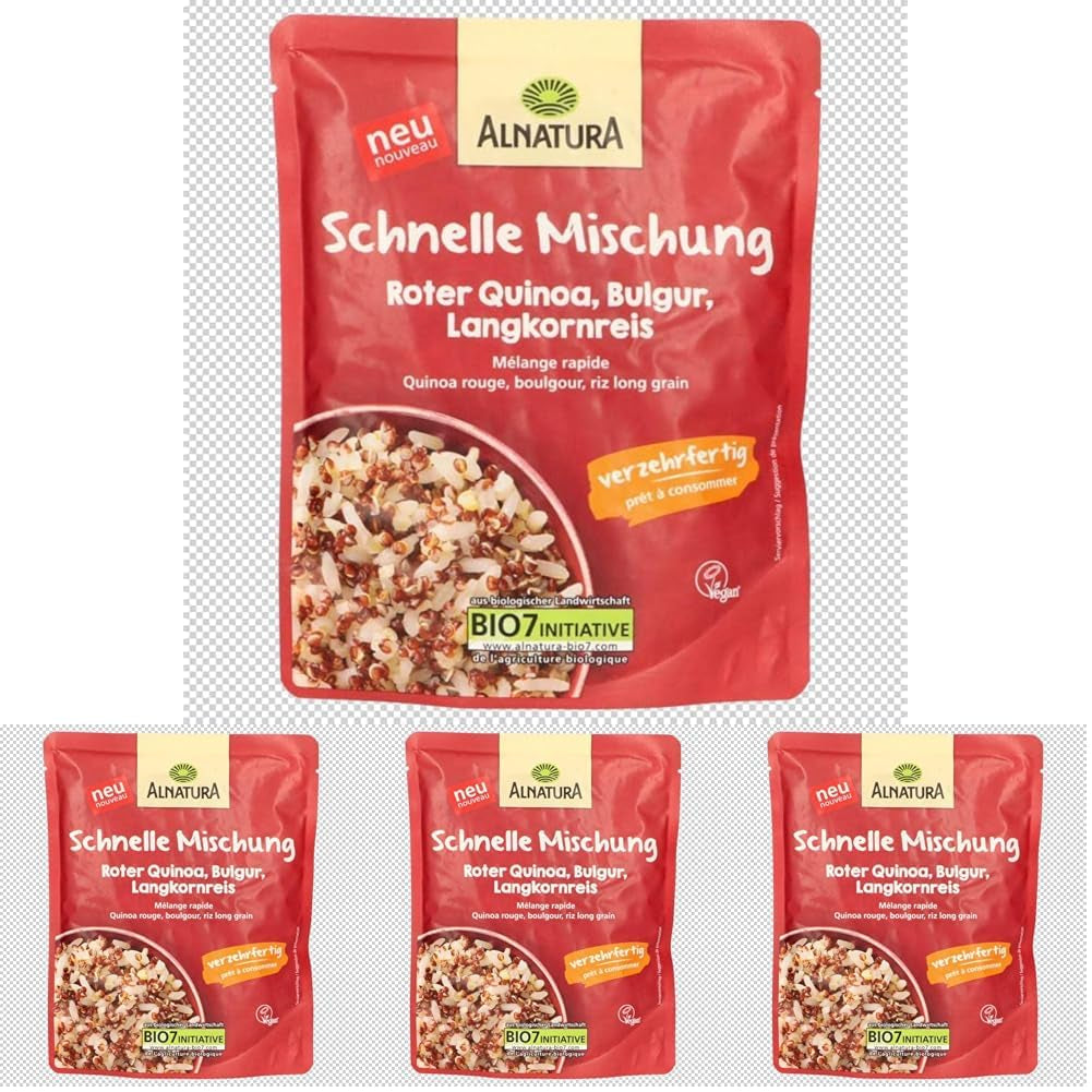 Mélange rapide de quinoa rouge, boulgour, riz long grain, 250 g