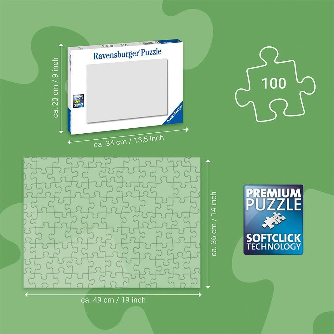 Puzzle pour enfants Ravensburger - 13927 Horse Dream - Puzzle avec des chevaux pour les enfants à partir de 6 ans, Avec 100 pièces au format XXL, Avec paillettes Puzzle Naty Shop