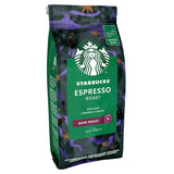 STARBUCKS Espresso Roast, torréfaction noire, grains de café entiers 200 g (paquet de 6)