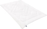 Couette Irisette Noblesse toutes saisons - Fabriquée en Allemagne - Housse de couette pur coton, 135 X 200 cm, certifiée Öko-Tex Couettes et couettes Naty Shop Simple 135 cm X 200 cm Mono