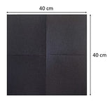 Serviettes en Satin Père Noël 40 X 40 2 Épis Pli 1/4 50 Serviettes Punta-Punta Noir