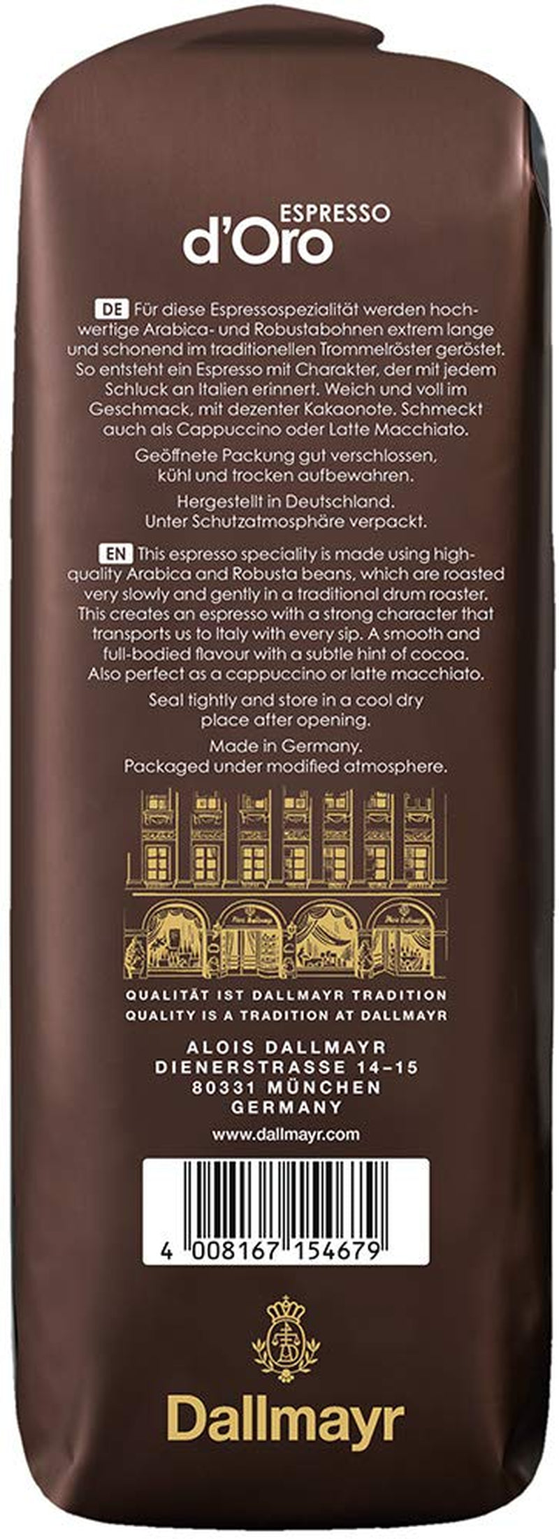 Espresso d'Oro 1 000g Ganze Bohne