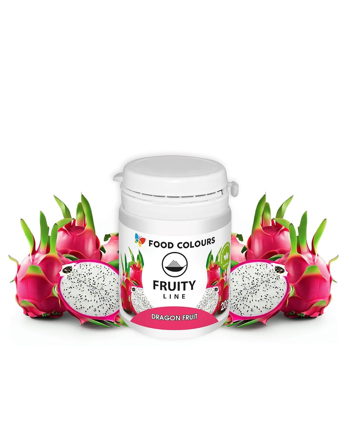 Colorant alimentaire en poudre colorant naturel Fruity Line BLEUET 20G colorant naturel en poudre pour crèmes glaçage pâte éponge en poudre colorant alimentaire pour boissons gelées