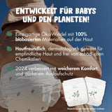Eco Diapers Eco by Naty Baby Eco Diapers - couches biologiques haut de gamme, respectueuses de l'environnement, fabriquées à partir de matériaux végétaux, idéales pour la peau sensible de bébé (taille 5 - 80 pièces)