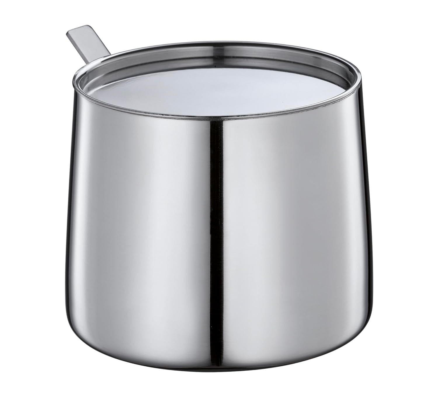 Cilio DELIZIA Dent et tasse de lait | Service à café | Tasse et récipient à lait en acier inoxydable | Empilable | Avec cuillère | Portions 250 ml de lait et 220 g de sucre