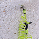 Amig-Turun | Spirale | 15 mètres | Comprend 4 accessoires | Avec pistolet d'arrosage, adaptateur de robinet et 2 raccords rapides | Caoutchouc EVA | Vert pistache