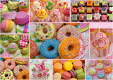 Educa - Puzzle de 500 pièces pour adultes | Collage de bonbons. Dimensions : 48 X 34 cm. Comprend de la colle pour puzzle Fixpuzzle. Depuis 11 ans (19904) Puzzle Naty Shop