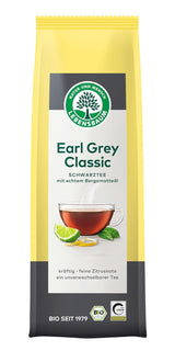 Lebensbaum Thé noir classique Earl Grey à l'huile naturelle de bergamote et de citron, harmonieux, aromatique, 100 % biologique, en vrac, 100 g