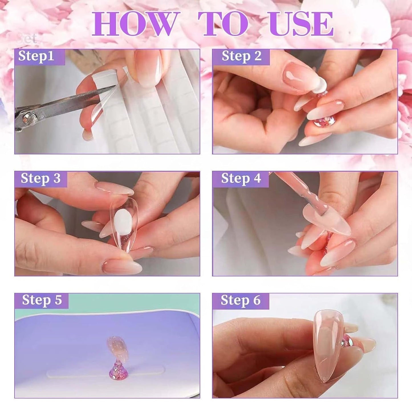 Kit de conception d'ongles - Main d'entraînement haut de gamme pour ongles en gel, accessoires pour ongles et ensemble d'ongles artificiels - Ensemble d'ongles en gel polyvalent et accessoires de nail art