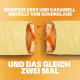 Barres de chocolat blanc Twix ; caramel, biscuits, chocolat blanc ; plusieurs paquets de chocolats ; 5 barres (5 x 46 g)