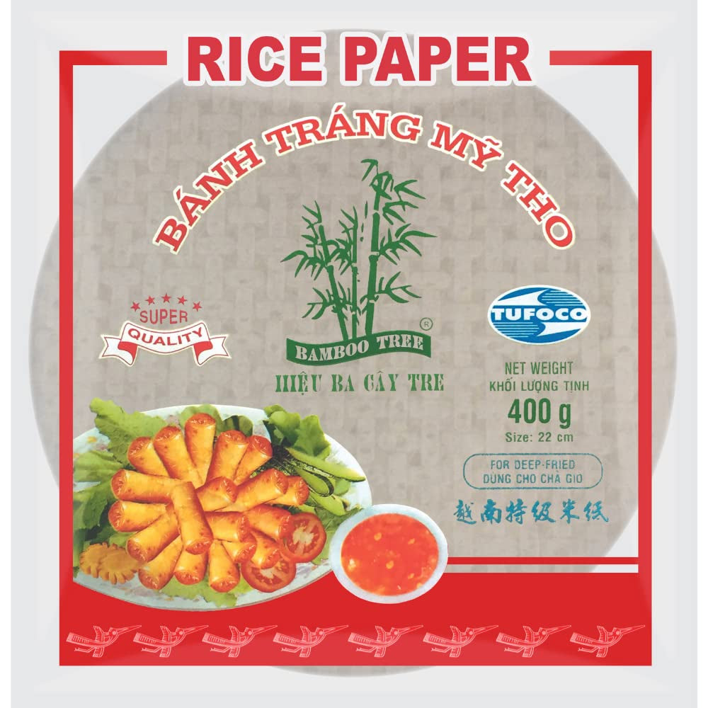 BAMBOU - Papier de riz 22 cm. (Rouleaux d'été) - 1 x 400 g