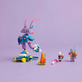 LEGO Dreamzzz Izzie et Bunchurro le lapin de jeu, jouet pour enfants à partir de 7 ans, ensemble de jeu 2 en 1 avec figurine de héros et Cyberling pour une expérience de jeu imaginative 71490 Ensembles de construction Besuche an LEGO-Store