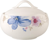 Villeroy & Boch Mariefleur Gris Basic sucrier, porcelaine premium, blanc/multicolore