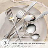Karaca Focus Elegance, set de couverts 84 pièces, 12 personnes Cuisine Naty Shop