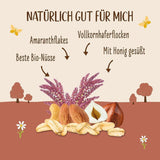 ALLOS Croquant Amarante Nobleuss | Muesli bio Noix Avoine Céréales pour les petites Céréales Naty Shop