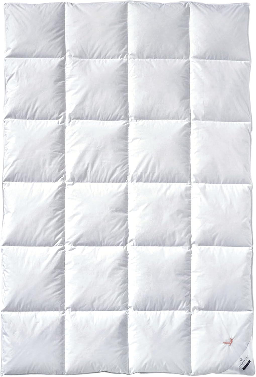 Couette en duvet Billerbeck - E04 Gold Edition - Couette toutes saisons - 135 X 200 Cm Couette en duvet véritable - Niveau de chaleur moyen Couettes et couettes Naty Shop Medium (M) 135 X 200 Cm
