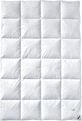 Couette en duvet Billerbeck - E04 Gold Edition - Couette toutes saisons - 135 X 200 Cm Couette en duvet véritable - Niveau de chaleur moyen Couettes et couettes Naty Shop Medium (M) 135 X 200 Cm
