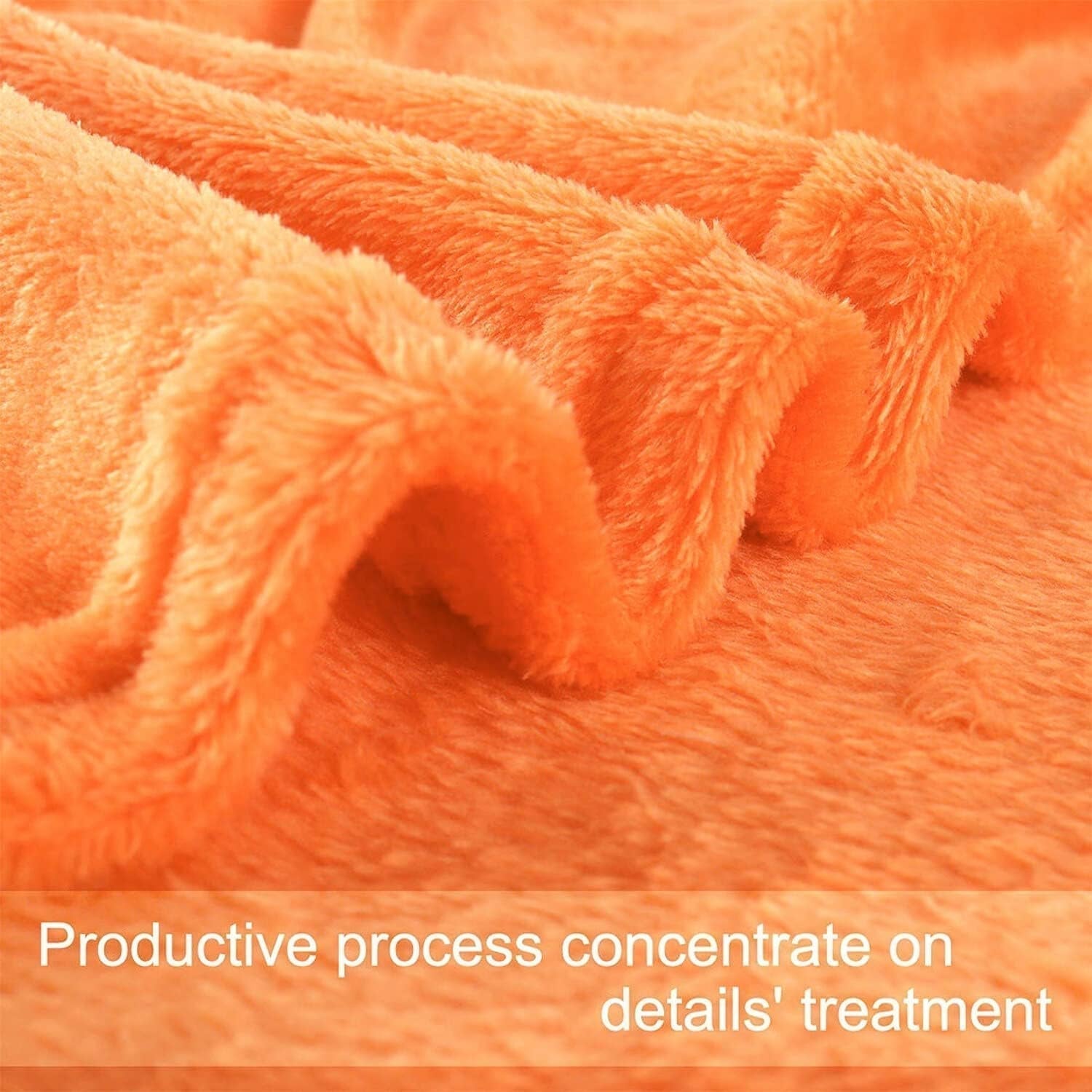 Sourcing Map Couverture douillette couvre-lit couverture polaire douce et chaude comme couverture de canapé couverture de canapé salon et couverture câline couverture en laine douce en peluche Orange 150X200Cm Lits et couvertures Besuche den uxcell-Store