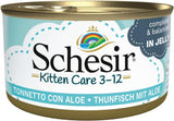 Nourriture humide pour chat chat gelée chaton thon à l'aloe vera, gelée, 24 boîtes x 85 g